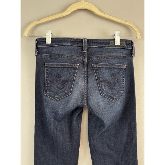 AG Adriano Goldschmied The Stilt Cigarette Leg Jeans Dark Wash Size 25 USA - Picture 4 of 9
